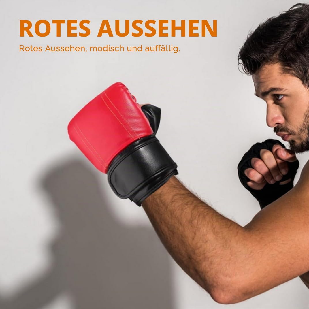 Boxhandschuhe,MMA Handschuhe,Trainingshandschuhe mit Polsterung für Train Muay,Thai,Kickboxen,Boxsack und Sparring