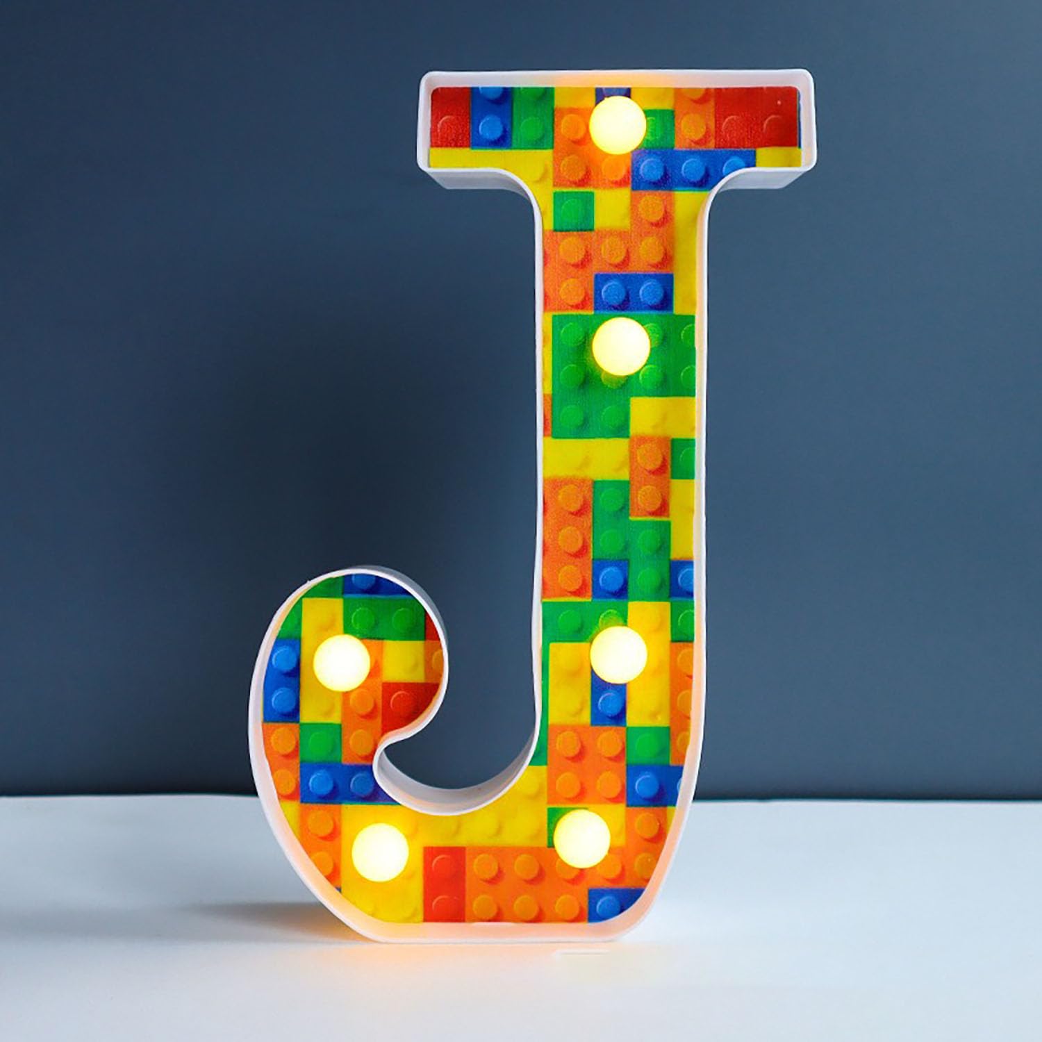 Blocks like LED Marquee Letter Lights, Light Up Letters Glitter Alphabet Letter Sign Battery Powered for Night Light Birthday Party Wedding Girls Gifts Home Bar Christmas Decoration