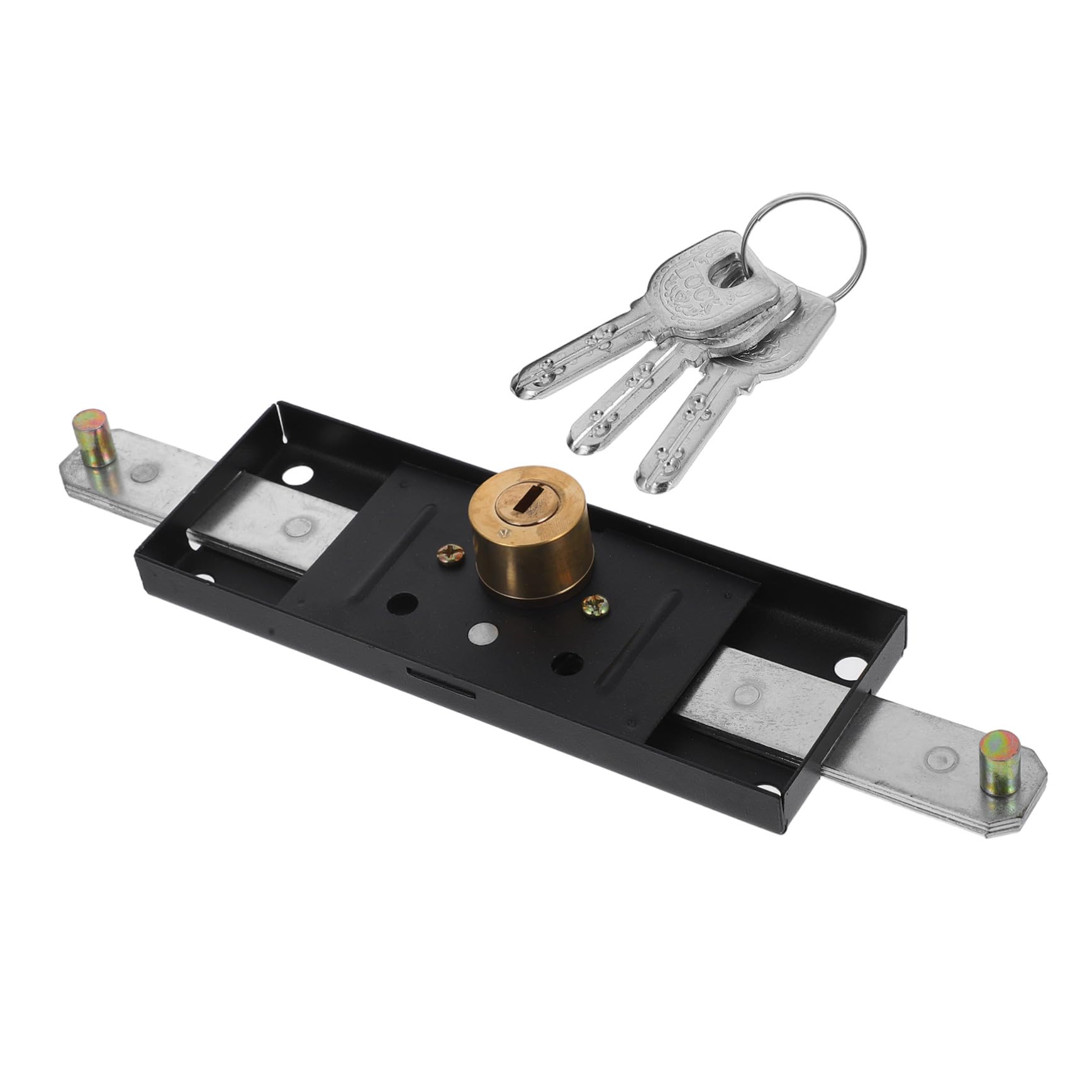 Serrure de porte en fer au design élégant pour fermeture à enroulement