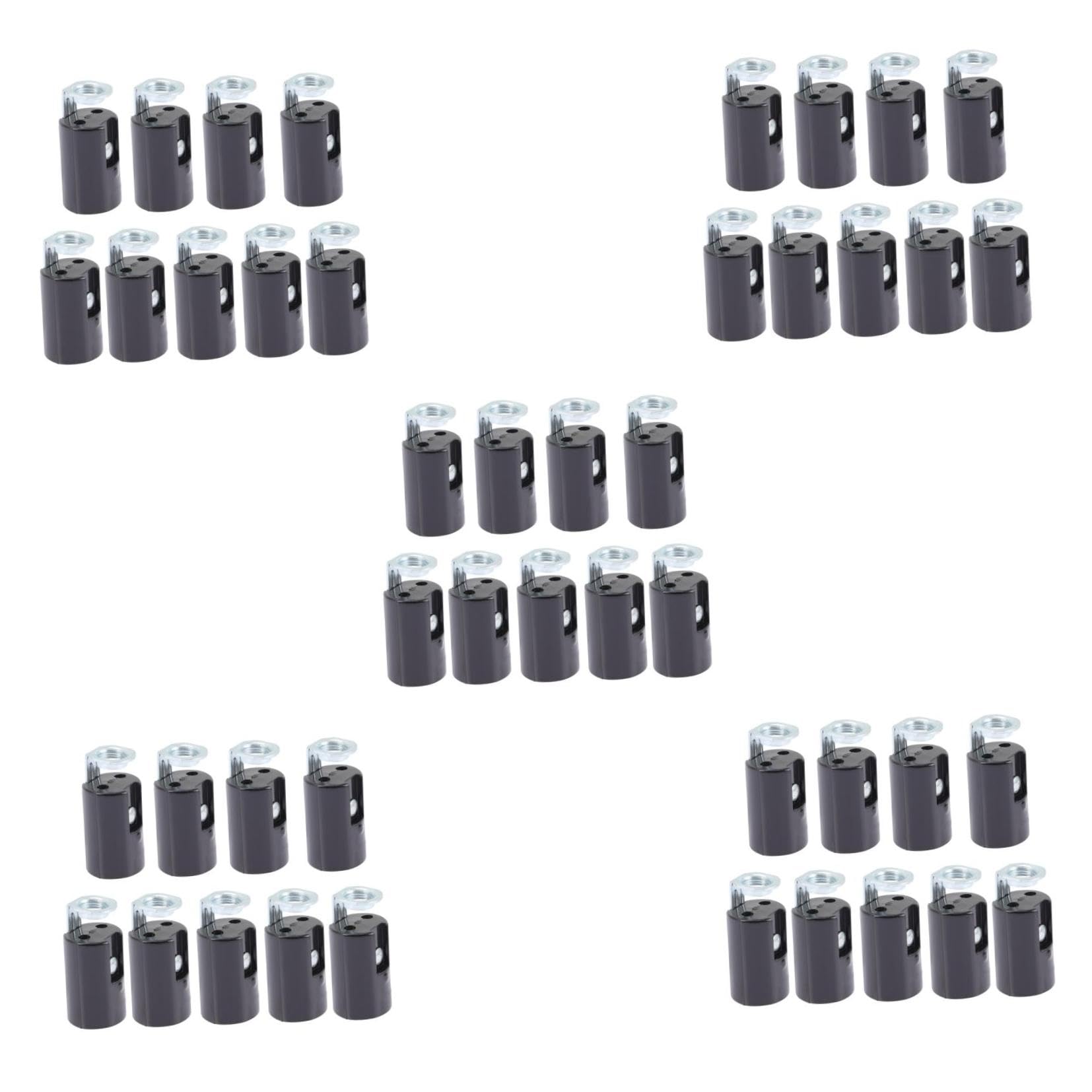 Operitacx 45 Pièces Douilles de Lampe Support pour Lustre Appliques et Projets Diy et Durables pour Cuisine Chambre Salle à Manger et Bar