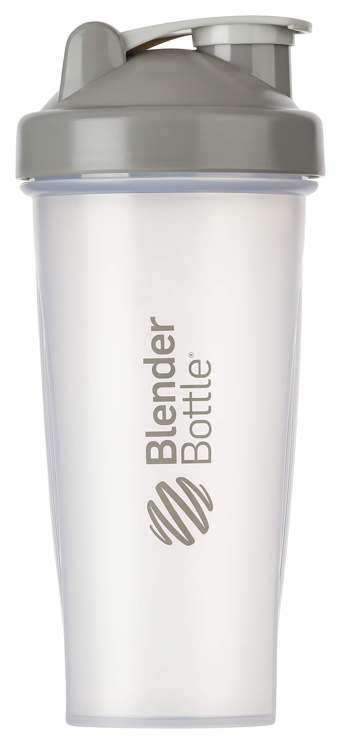 BlenderBottle Classic Botella de agua | Botella mezcladora de batidos de proteínas | con batidor Blenderball | libre de BPA | 590ml - blanco — view 8
