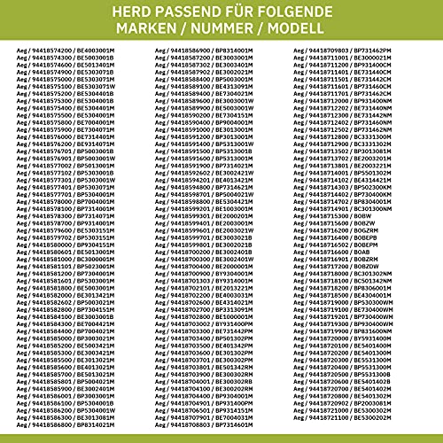 eVendix Haltegitterset 405549214/6 Links rechts für Backbleche und Roste Backofen