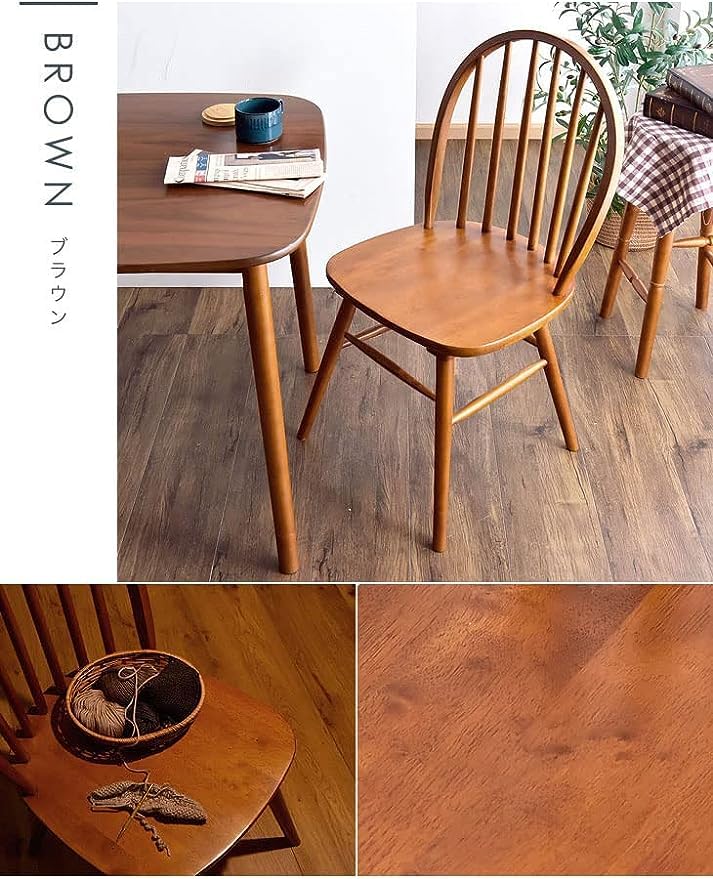 Amazon｜ダイニングチェア 天然木 ボウバック ダイニング リビング