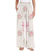 GuoChe Women's Palazzos Pants Wrinkle Resistant for Beach Vacation