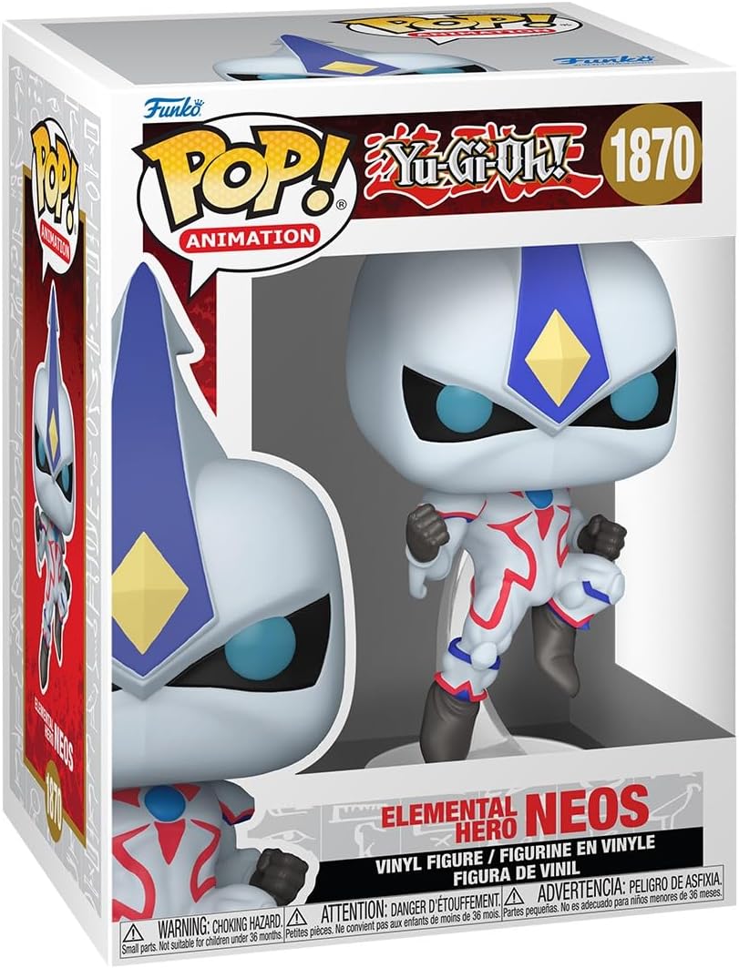 Funko Pop Animation: Yu-Gi-Oh- E-Hero Neos - Collectable Vinyl Figure - Gift Idea - Official Merchandise - Toys for Kids & Adults - Anime Fans - Model Figure for Collectors and Display