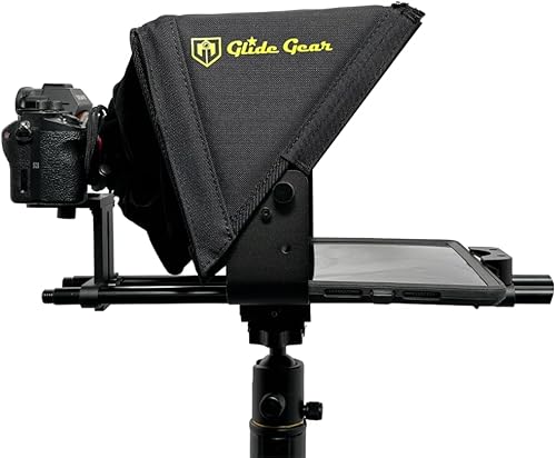 Miniatura 11 de Glide Gear TMP 75 Teleprompter - Laptop, DSLR, Smartphone - Funda de transporte, sin montaje