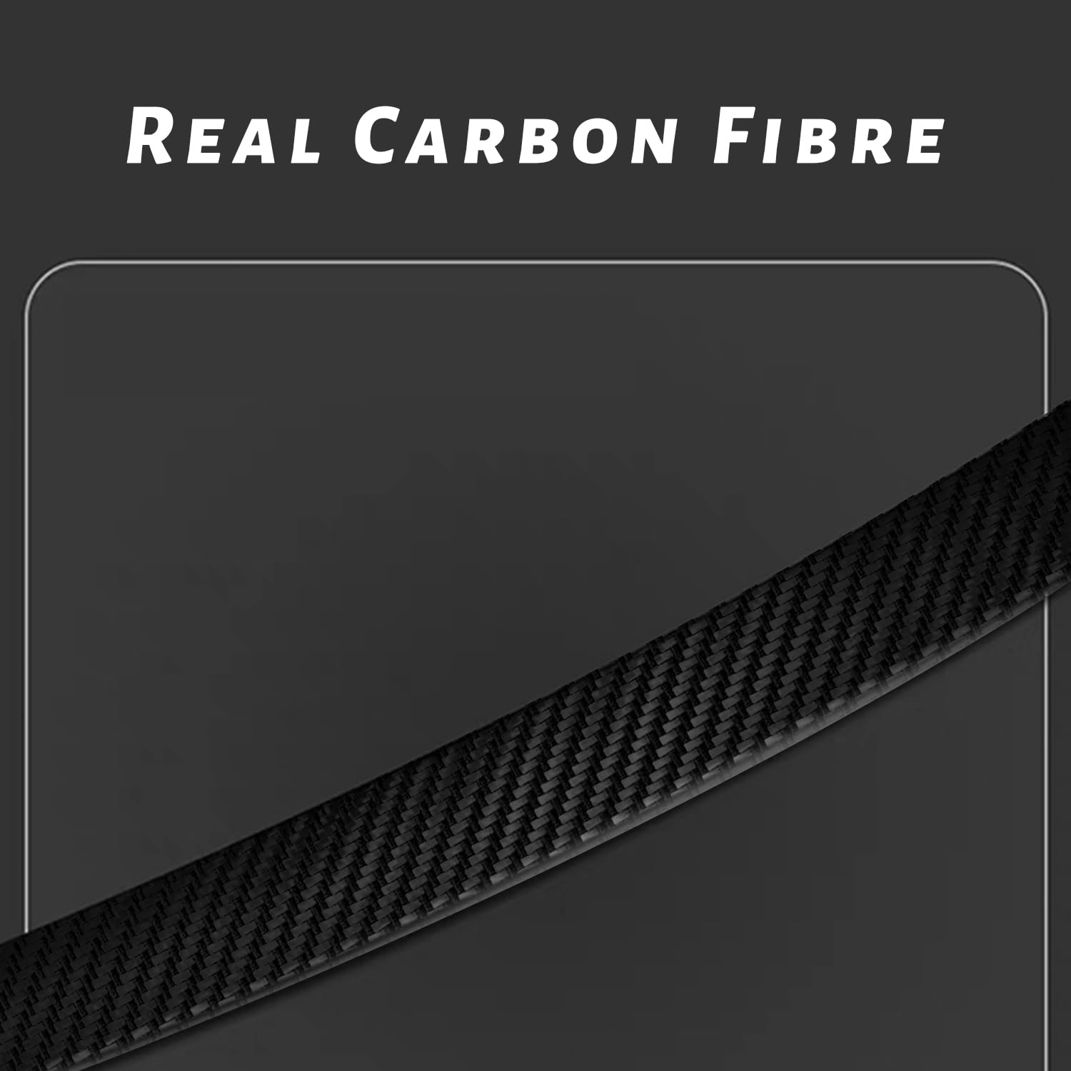 Alerón Trasero De Fibra De Carbono Real Para Tesla Model Y (2020-2024) - Visera Techo, Estilo Deportivo