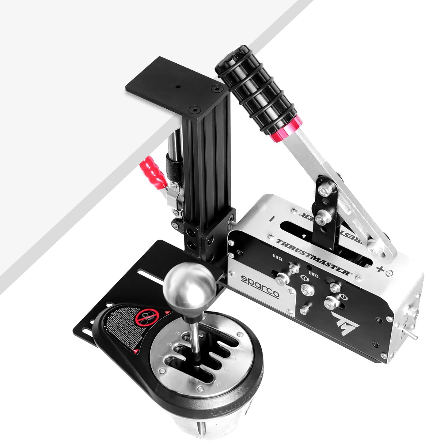 Desk Mount for Racing Sim Shifter & Handbrake Fits Logitech G Driving Force Shifter, Thrustmaster TH8A, TSSH Shifter & Handbrake, USB Handbrake 14/16/64 Bit (Racing Controller Not Included)