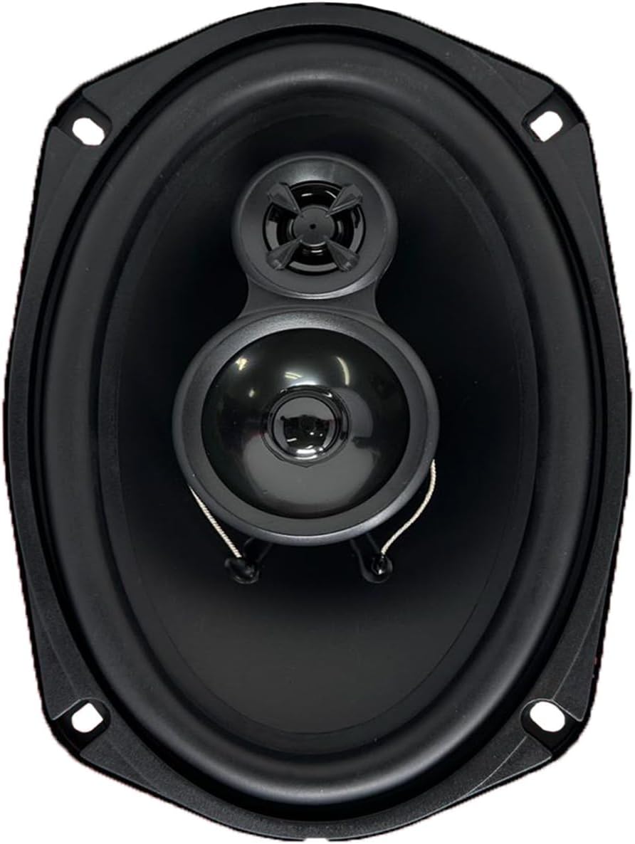 Bass Rockers BR6930 6x9 3-Way Car Audio Coaxial Speakers | 650 Watts High Level Car Boat ATV UTV RV Truck Speakers Pair | 1" Voice Coil 4 Ohm, 30-20kHz Frequency, 94dB | Heavy Duty Magnet Design