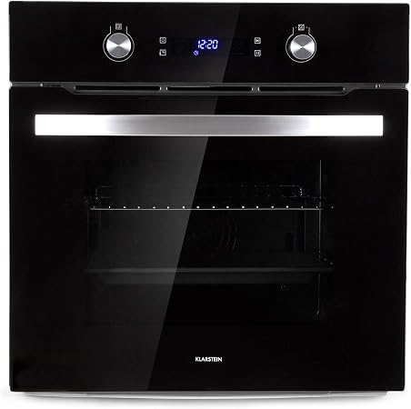 KLARSTEIN Gusteau Forno Elettrico da Incasso - A, 64 L, 60cm, Autopulente  Pirolitico, 2950W, 50-250 °C, 8 Funzioni, Scongelamento, Calore  Superiore/Inferiore, Ventilato, Grill, Pirolisi, Nero : Amazon.it: Grandi  elettrodomestici