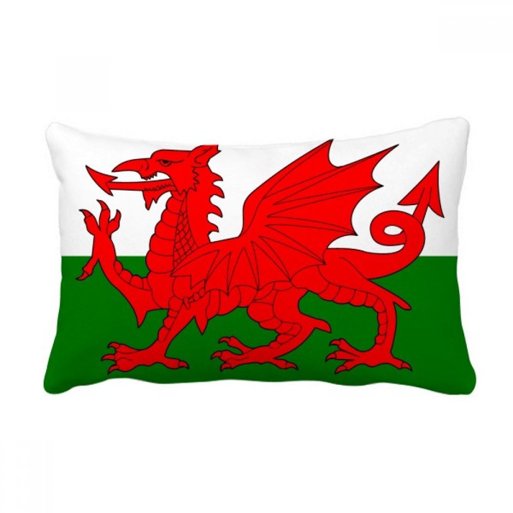 Drapeau du Pays de Galles coussin décoratif multicolore idée cadeau