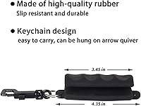 Vista 5 de Tirador de flechas de tiro con arco para mano con clip para cinturón para práctica de tiro (paquete de 3)