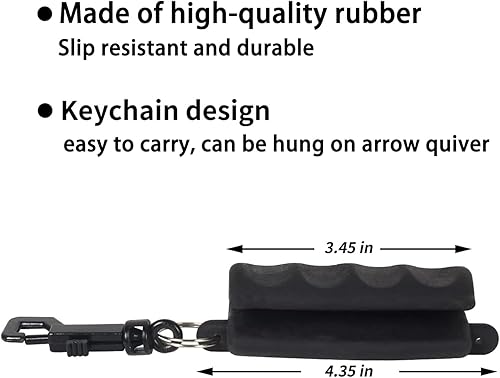 Miniatura 5 de Tirador de flechas de tiro con arco para mano con clip para cinturón para práctica de tiro (paquete de 3)
