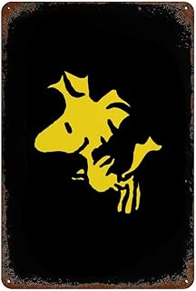 ブリキ看板 スヌーピー ウッドストック メタルプレート 壁掛け ブリキの絵 ヴィンテージ風 アメリカンレトロ インテリア 金属ポスター 装飾鉄絵 アンティーク サインボード カフェ ガレージ 寝室 雑貨 バー 30×20cm