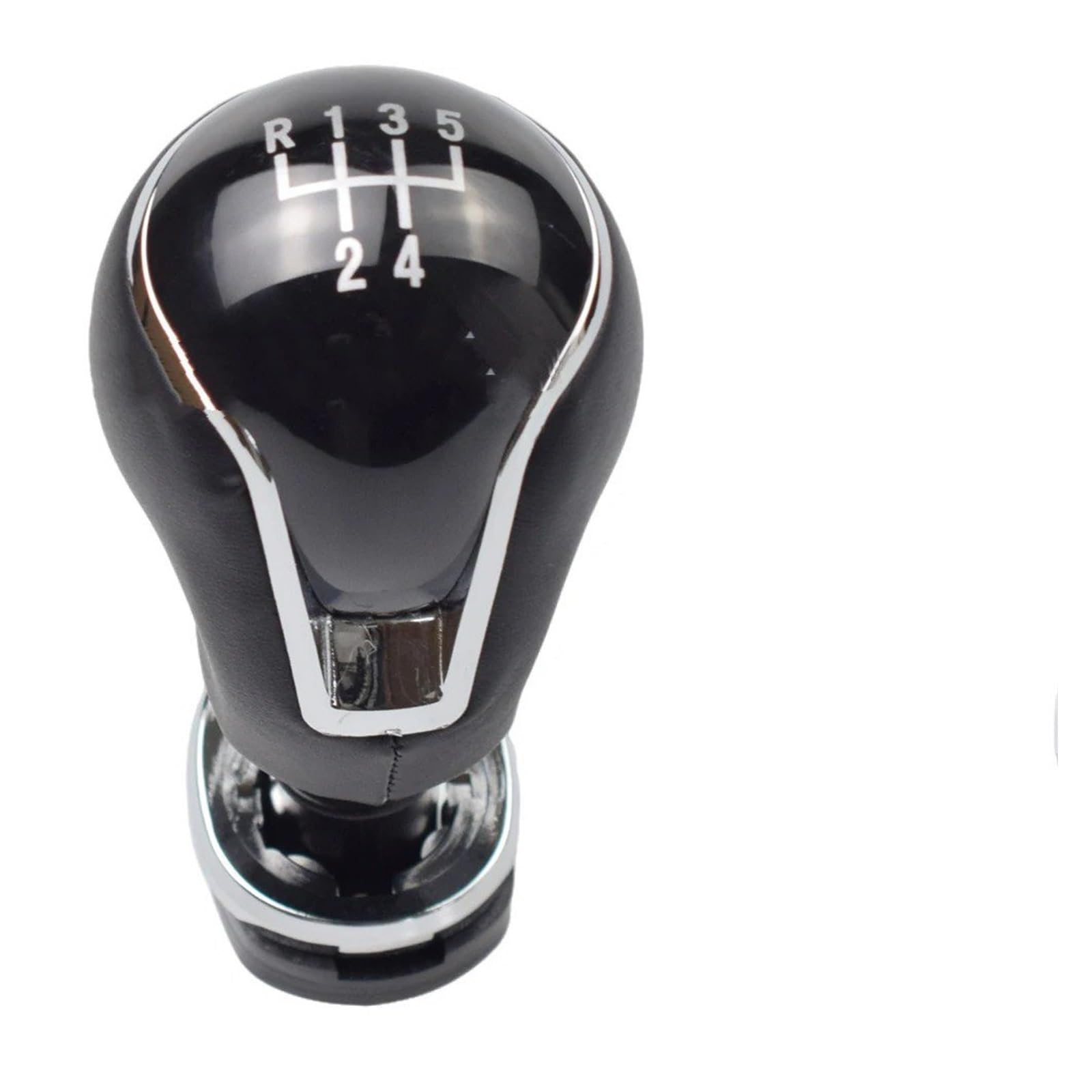 SAUANMNKTP Gearshift Knob for SEAT Ibiza IV 6j 2009-2017 Gear Shift Knob Lever Shifter Handle Stick(R5 Speed)