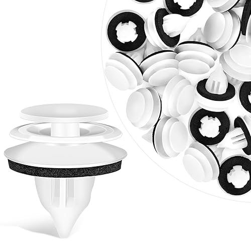 Miniatura 2 de GOOACC 50 clips para panel de moldura de puerta con sellador compatibles con Mazda GJ6R-68-ABX GJ6R68AB2 Mazda Miata, RX-8, CX-9, Mazda 3, Mazda 5,