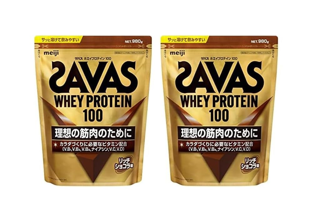 Amazon | ザバス(SAVAS) ホエイプロテイン100 リッチショコラ味 980g