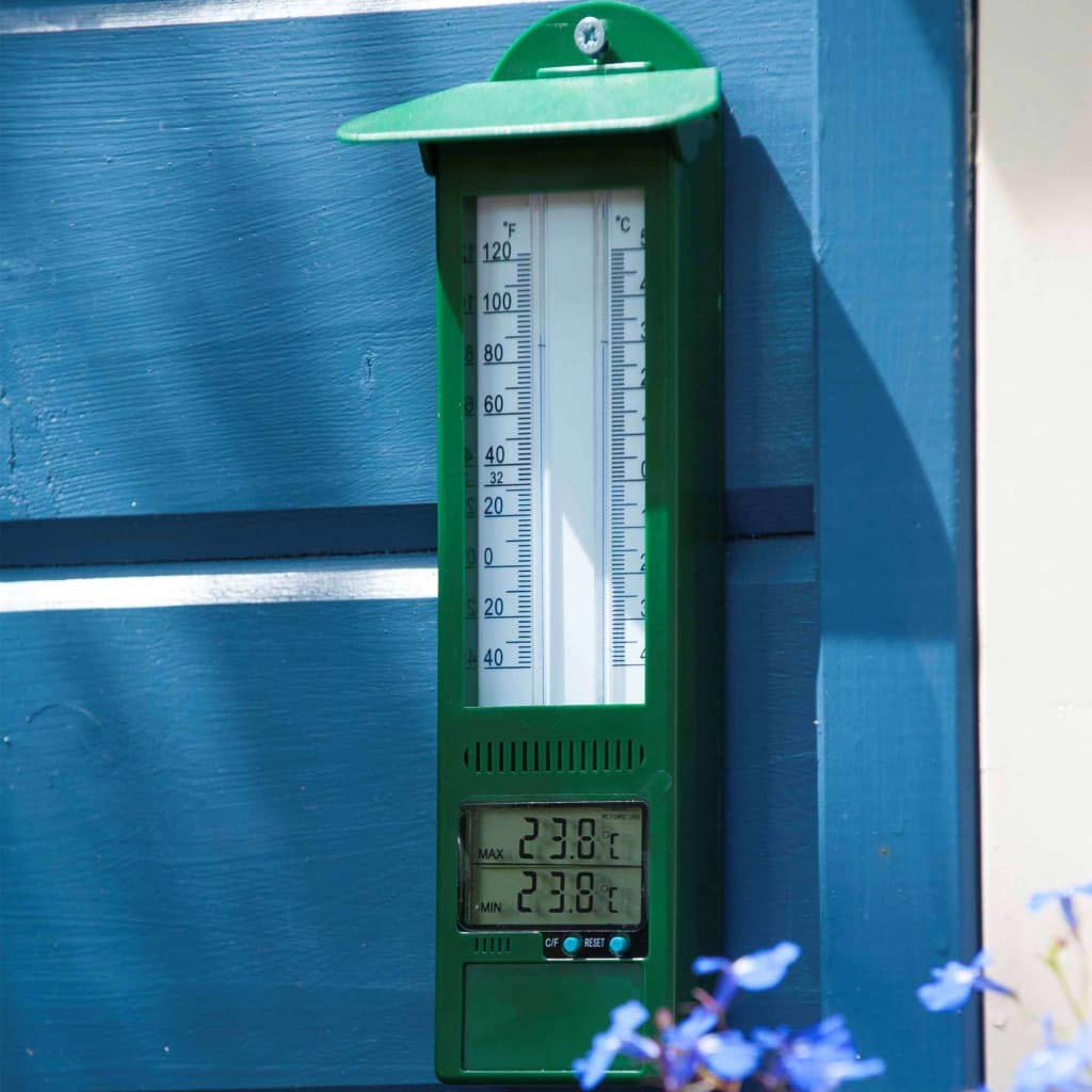 Messwerkzeuge & Sensoren – Werkzeuge – Nature Outdoor Min-Max Thermometer Digital 9,5 x 2,5 x 24 cm