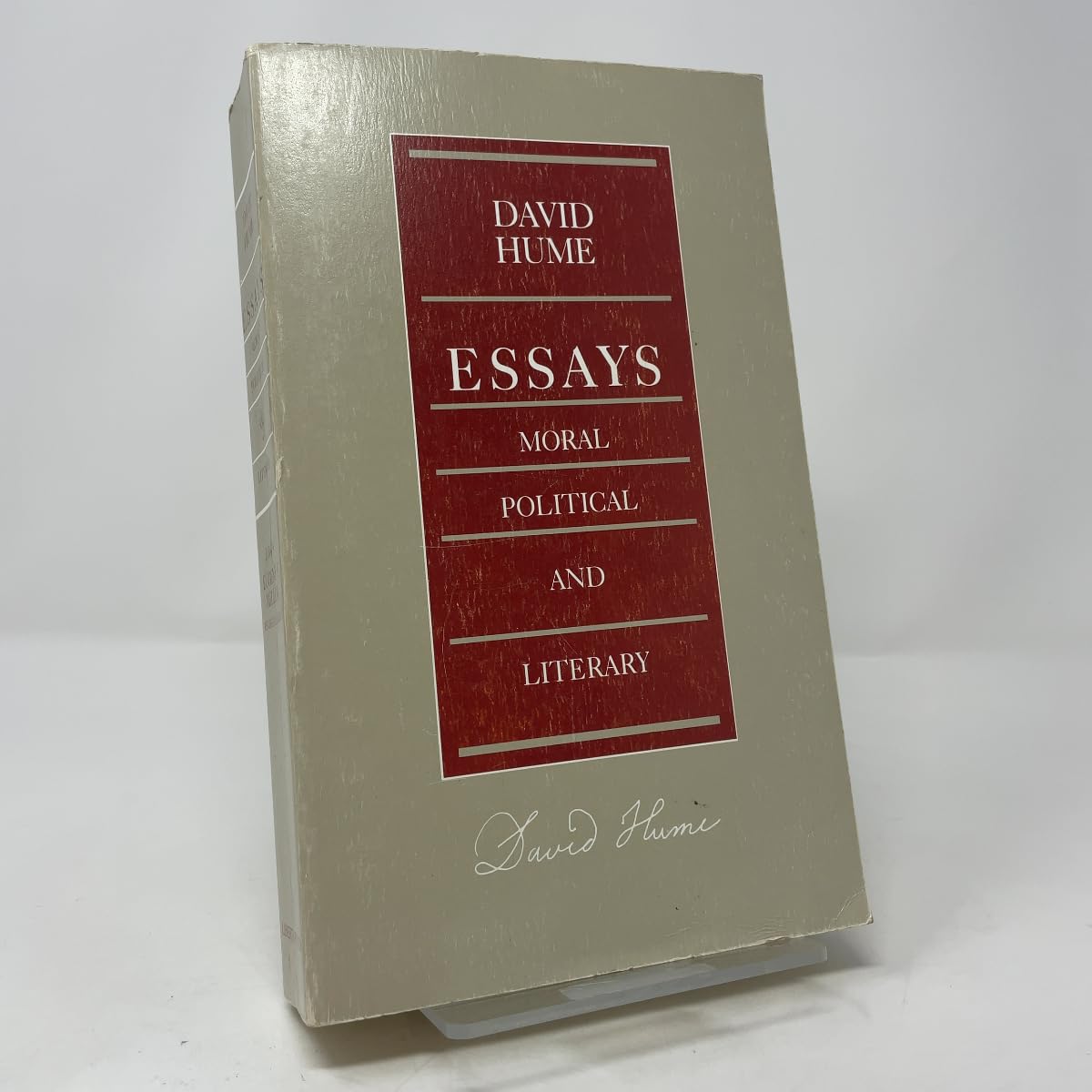 Essays - Moral, Political and Literary