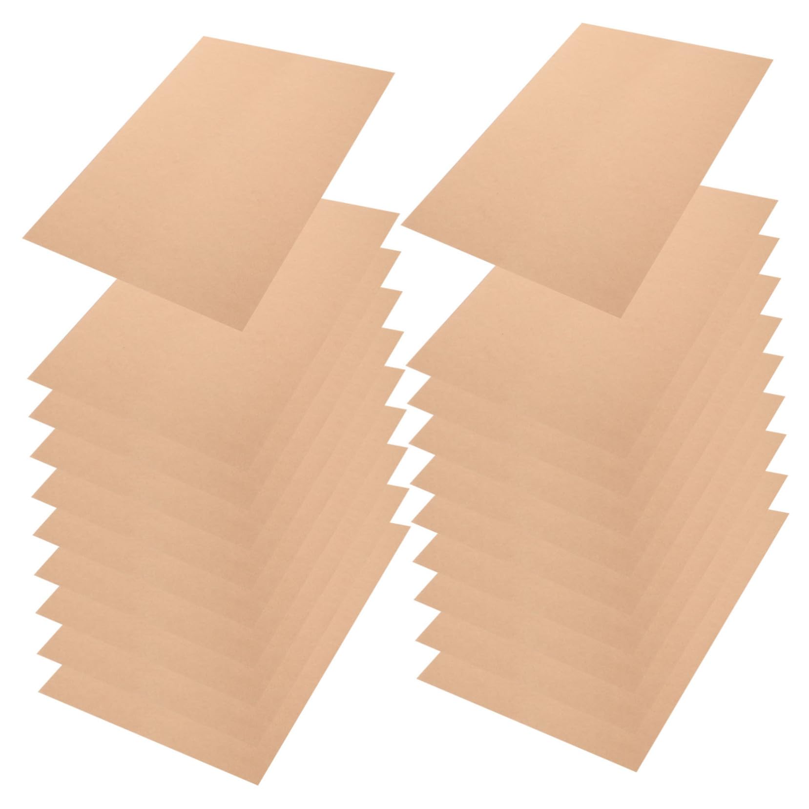 Khakifarbenes Kartonpapier 100 Blatt 180g für Bastelprojekte | Leere Karten für Indexkarten und Fotodruck, Papier mit Hoher Reißfestigkeit, Letter Format
