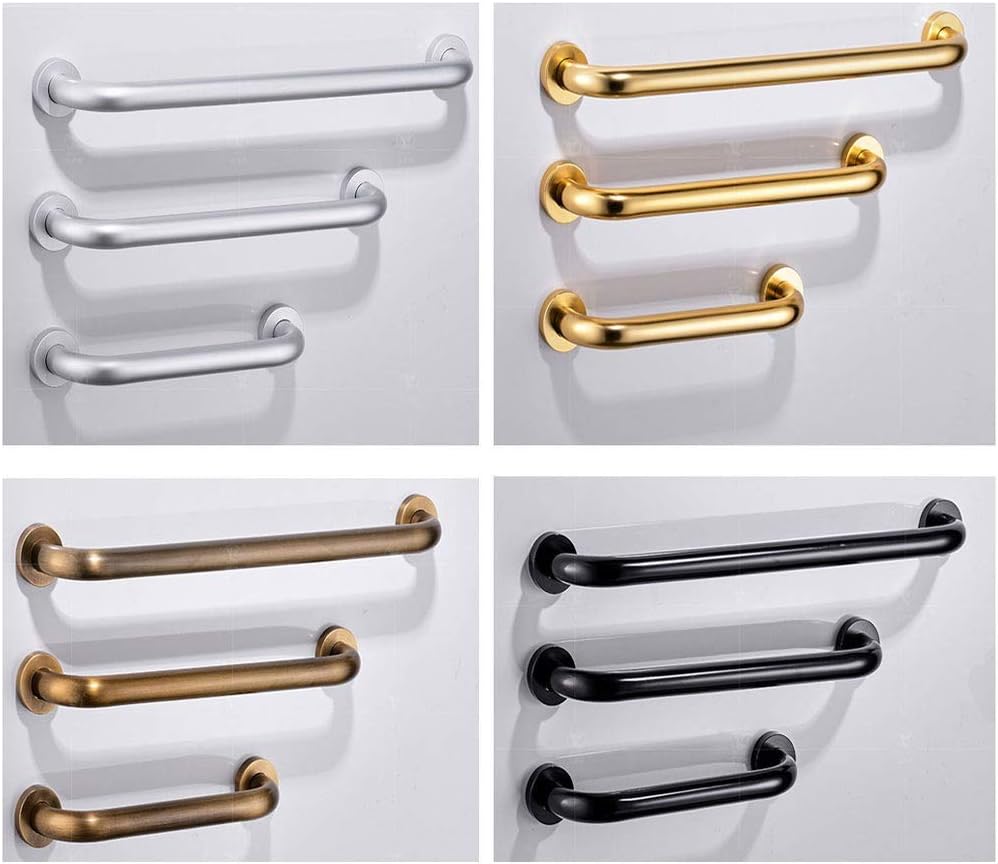 LCML Bathtub Grab Bar - Restroom Bar Assist Handicap Kitchen Aids - Grab Bars Wall Mount - Handicap Shower Space Aluminum Grab Bar - Step Handrails for Elderly/Silver/30Cm : Health & Household