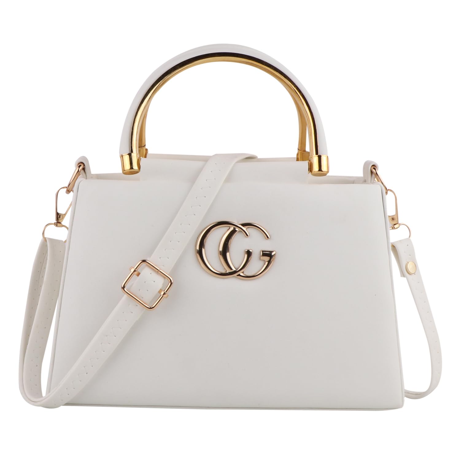 Elegant modern sling bag for women daily use compact shoulder purse stylish crossbody carry accessory white dabba 5-picture-44