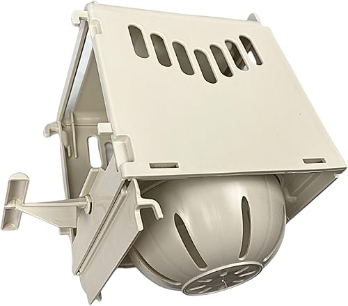 Miniatura 3 de Caja nido de plástico para pájaros, taza nido extraíble y portátil con puerta trasera corredera para una fácil limpieza y depósito para almacenar