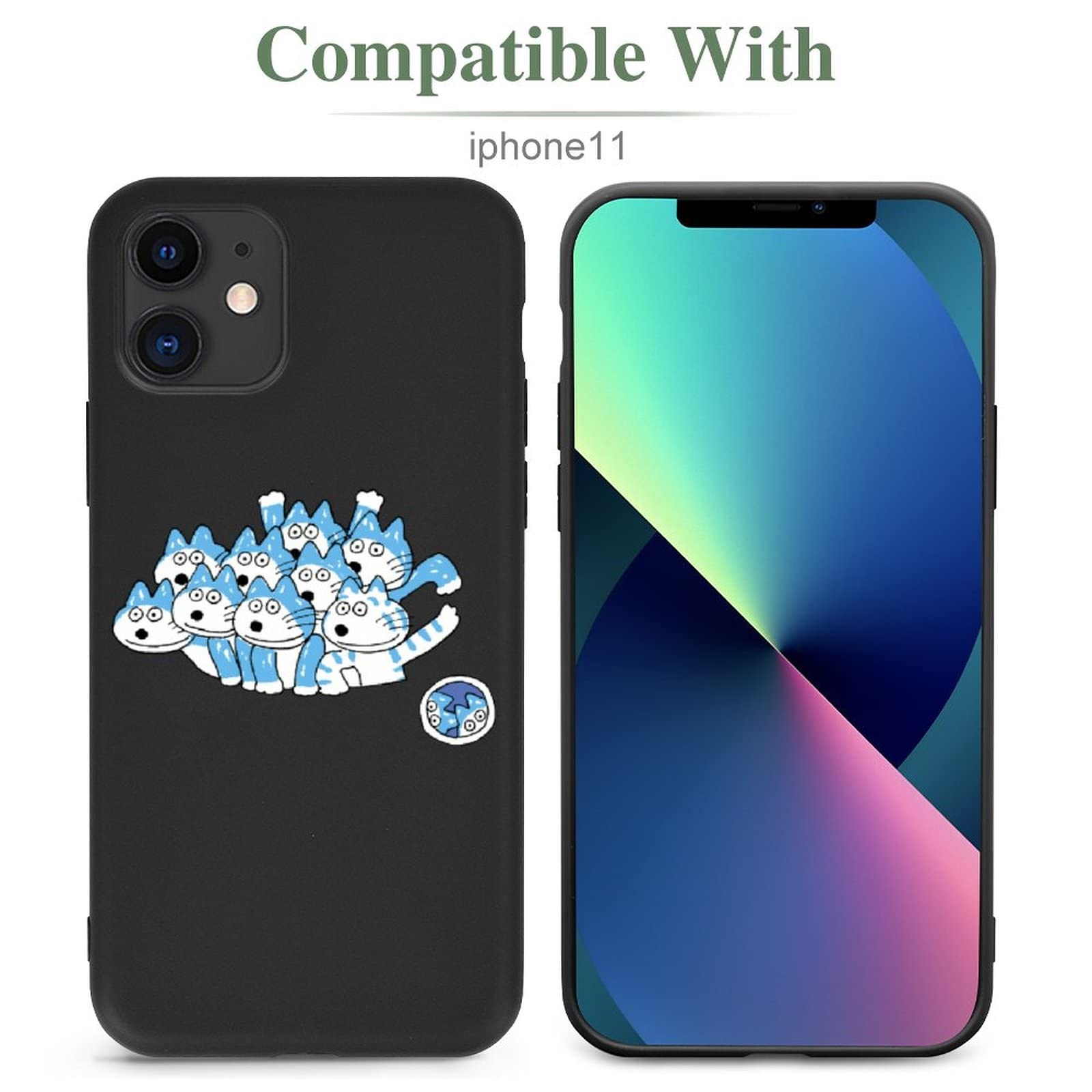 Amazon.co.jp: iPhone 11ケース 11ぴきのねこ IPhon11用ケース 