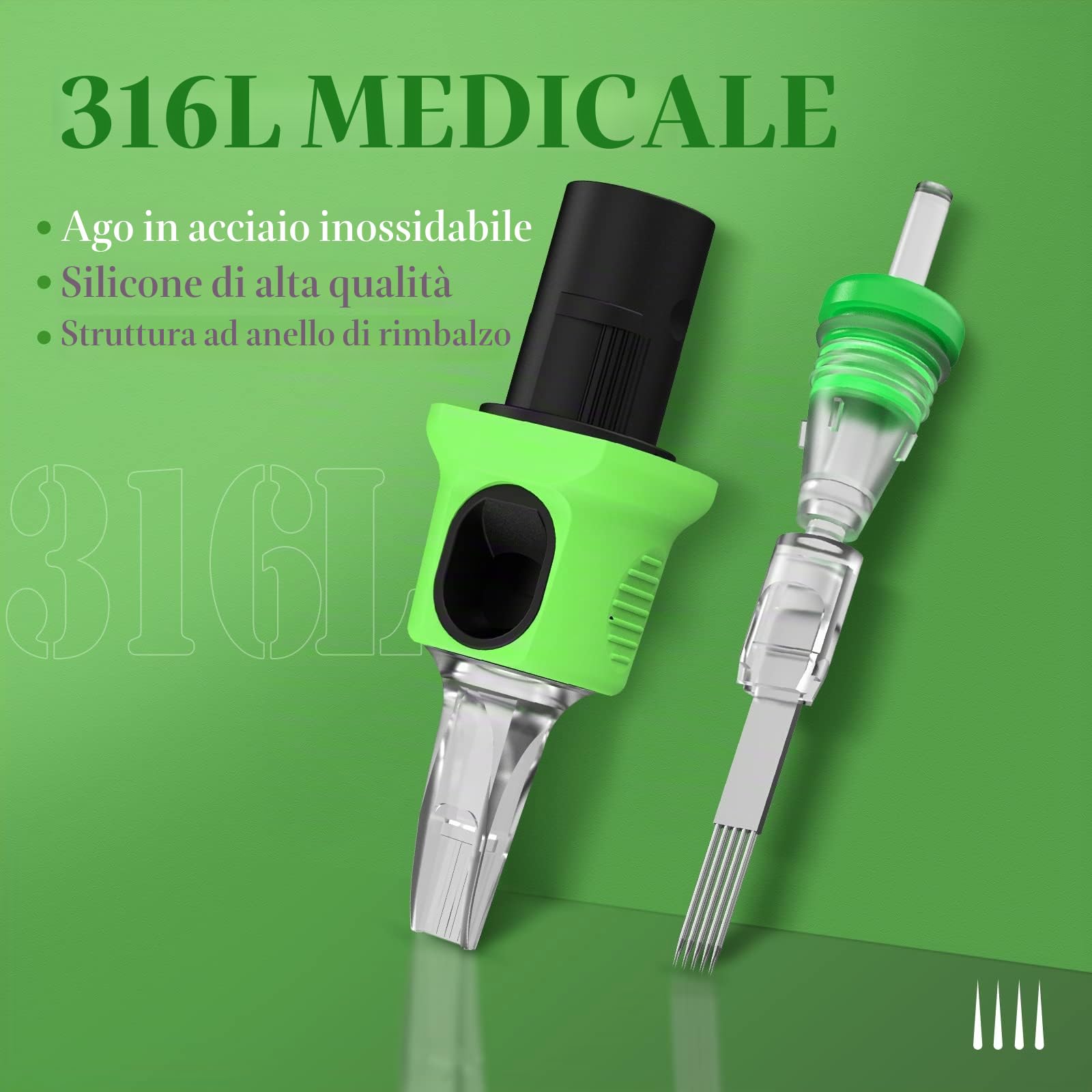 INKin Macchina per Tatuaggi, Kit Tatuaggi Professionale, Macchina Tatuaggi Kit Completo con 4.0 Stroke Length Macchina Tattoo e 36 Pezzi Aghi per Cartucce Tatuaggio, 9 Pezzi Tattoo Ink per Tatuatore