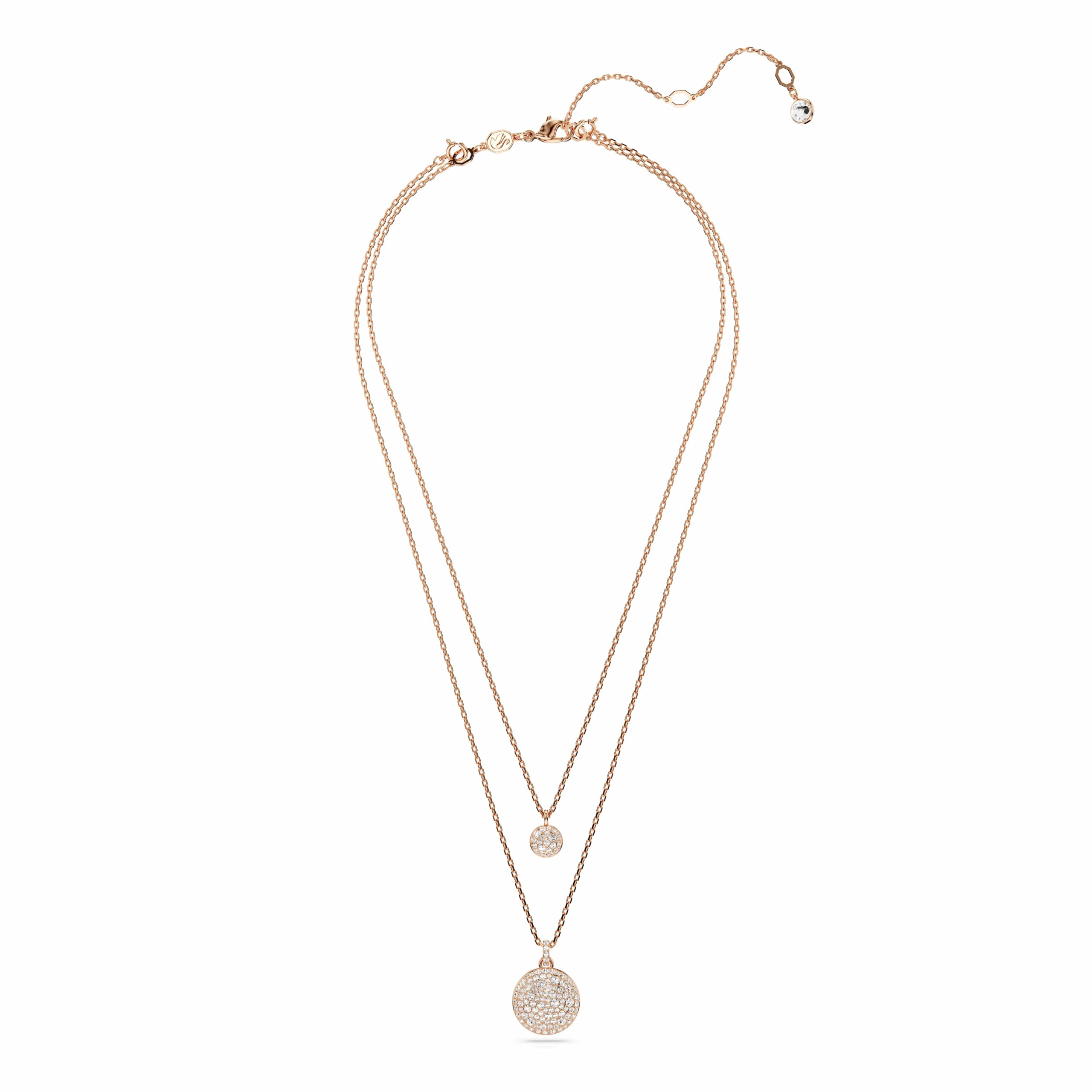 Swarovski Collier Meteora double rosé