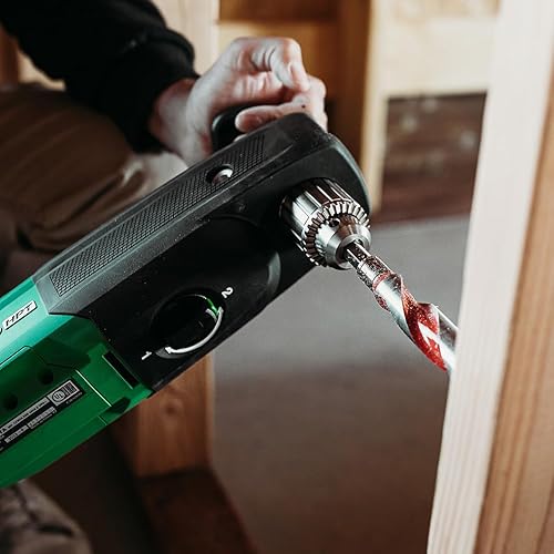 Miniatura 6 de Metabo HPT Kit de taladro de ángulo recto inalámbrico MultiVolt de 36 V  Capacidad de broca de 12 pulgada  Luz LED  Control de fuerza reactiva