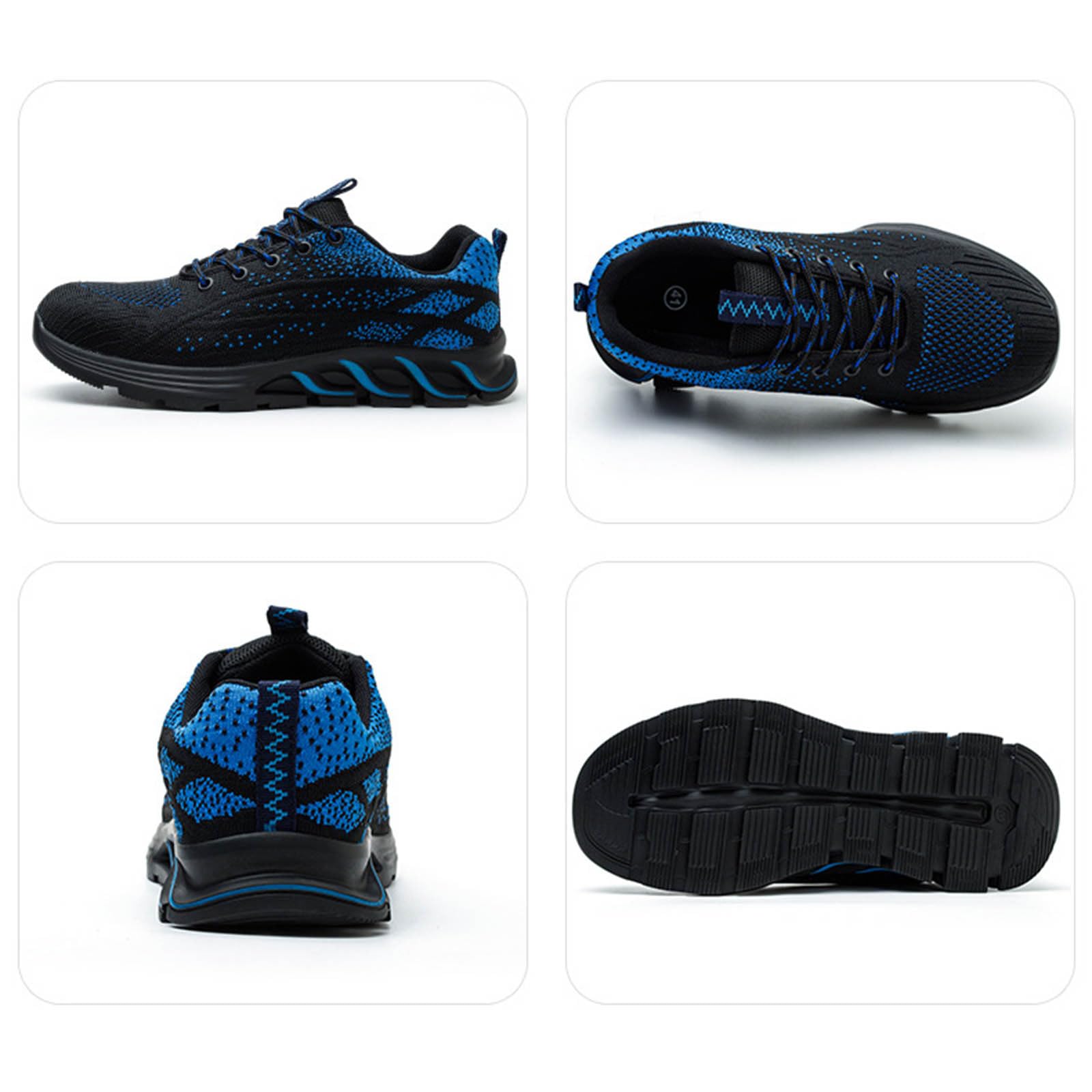 Chaussures Marche pour Hommes 2026 Orthopédiques Maille Tissée Lacets Chaussure Velo Route Nylon Antidérapantes Large D'équitation sur Montagne Baskets