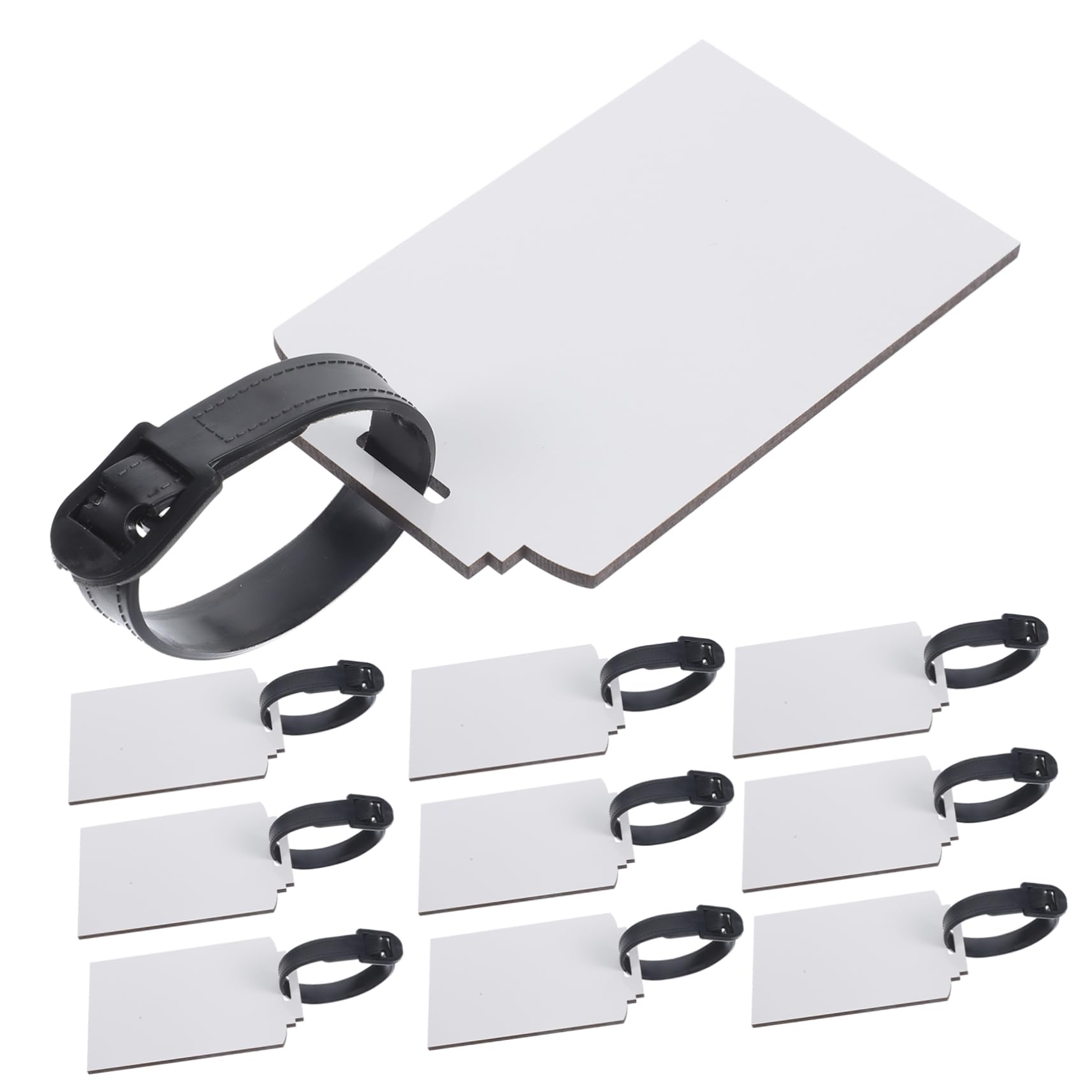 NUOBESTY 5 Set Di Etichette Per Bagagli Vuote A Trasferimento Termico Borse Borse Da Viaggio Pieghevoli Coprivaligie Etichette Per Valigie Etichette Vuote A Trasferimento Termico