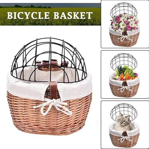 Aoleytech Cestino in vimini per cani Cats Pet