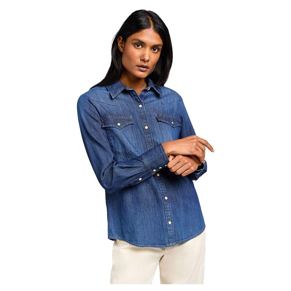 Lee Women's Regular Western Shirt, Woods, Large
