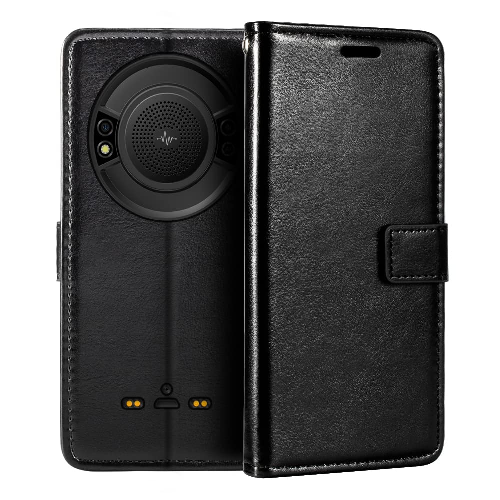 for Ulefone Power Armor 16 Pro Case, Premium PU Leather Magnetic Flip Case Cover with Card Holder and Kickstand for Ulefone Power Armor 16S (5.93”)