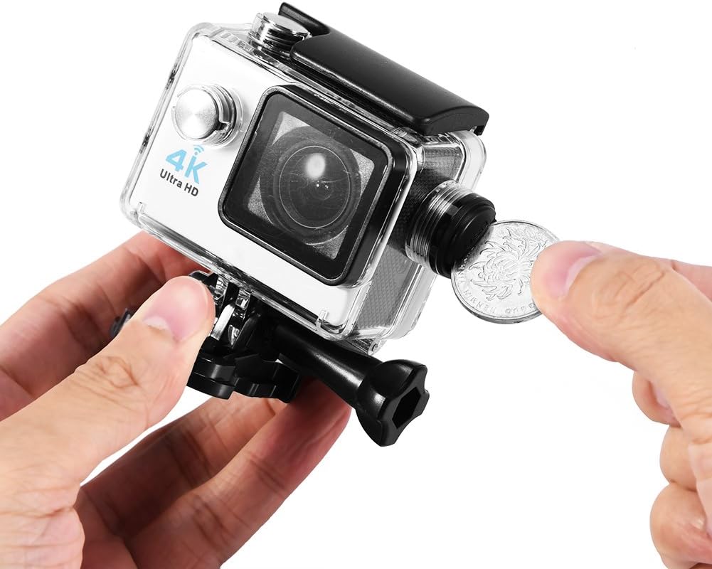 Pomya Case for SJ4000/SJ7000, ABS Material, Accessories with Charging Cable, Ideal for Diving, Snorkeling, Default Color