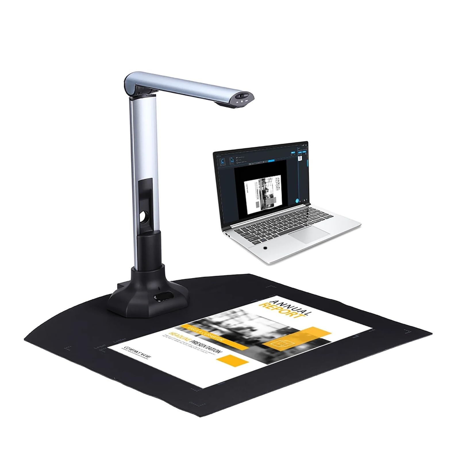 Scanner for documenti 10MP HD Telecamera for portatile pieghevole for fatture Carte d'identità Libri Riviste for ad alta definizione