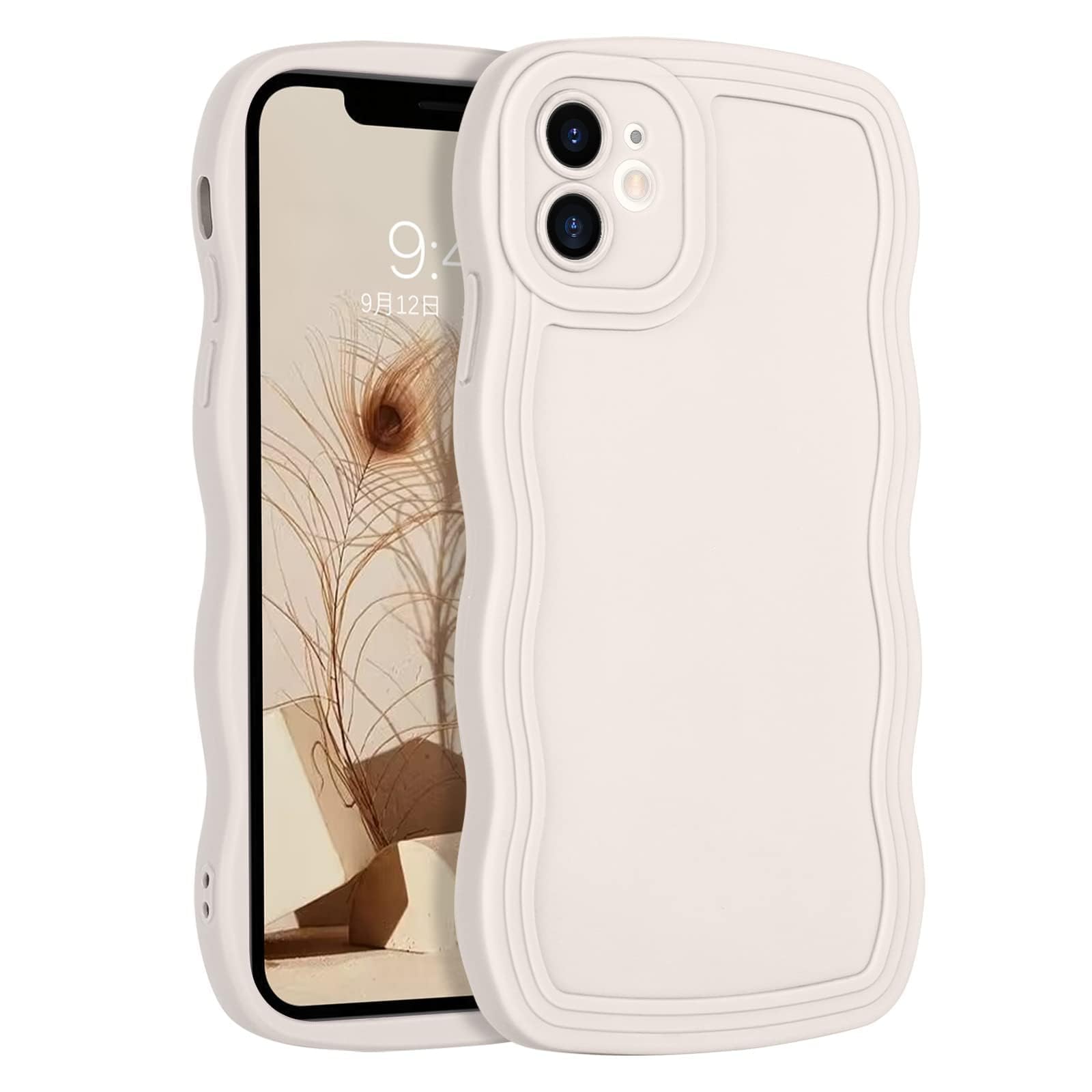 Amazon.co.jp: GUAGUA iPhone 11 ケース ウェーブ マット感 滑り止め