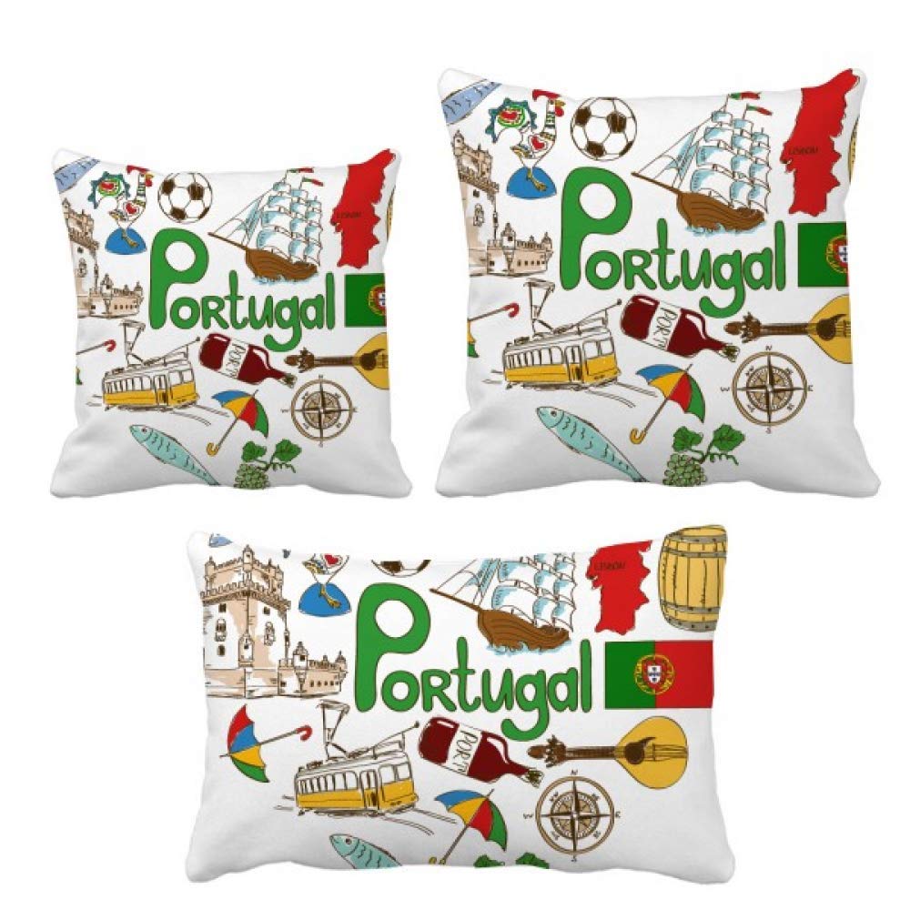 Housse de coussin en forme de cœur drapeau national, cadeau idéal et déco