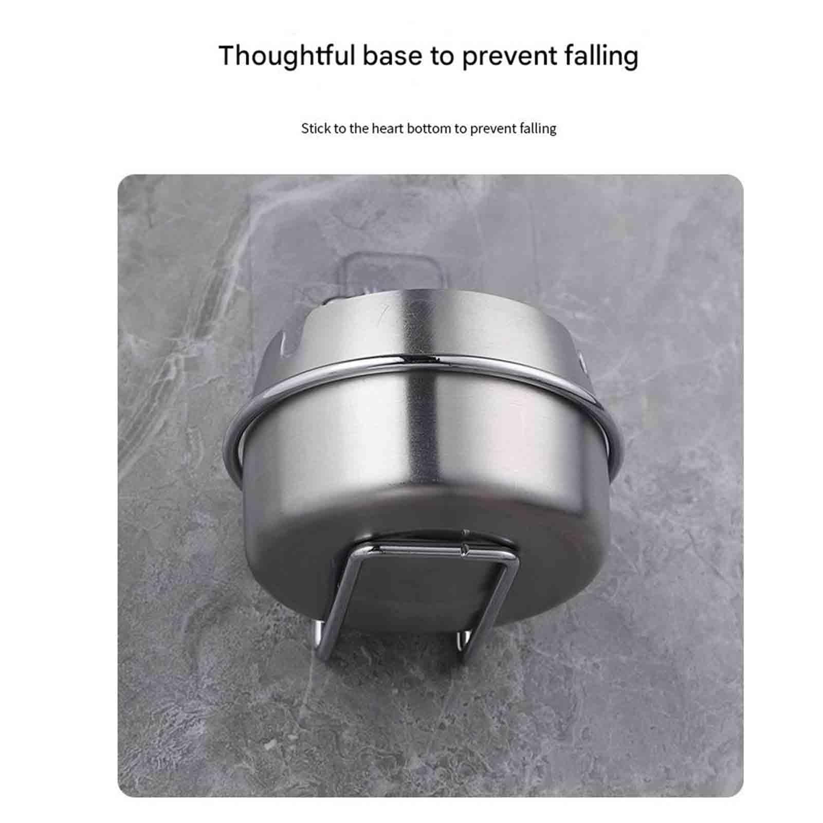 Posacenere da parete con copertura antivento, in acciaio inox di tipo diviso, per interni ed esterni, sicuro per casa e ristorazione