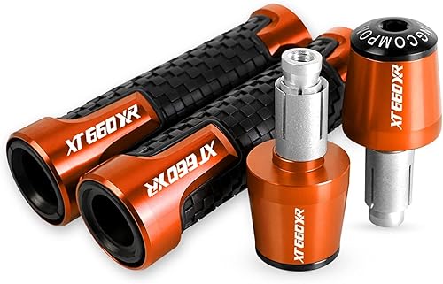 Miniatura 5 de Para Yamaha YZF XT660R XT 660X 660XR 2012 2013 2014 2015 22MM Manillar Agarres Manillar Barra Extremo Tapón Tapón Accesorios de Motocicleta (Color