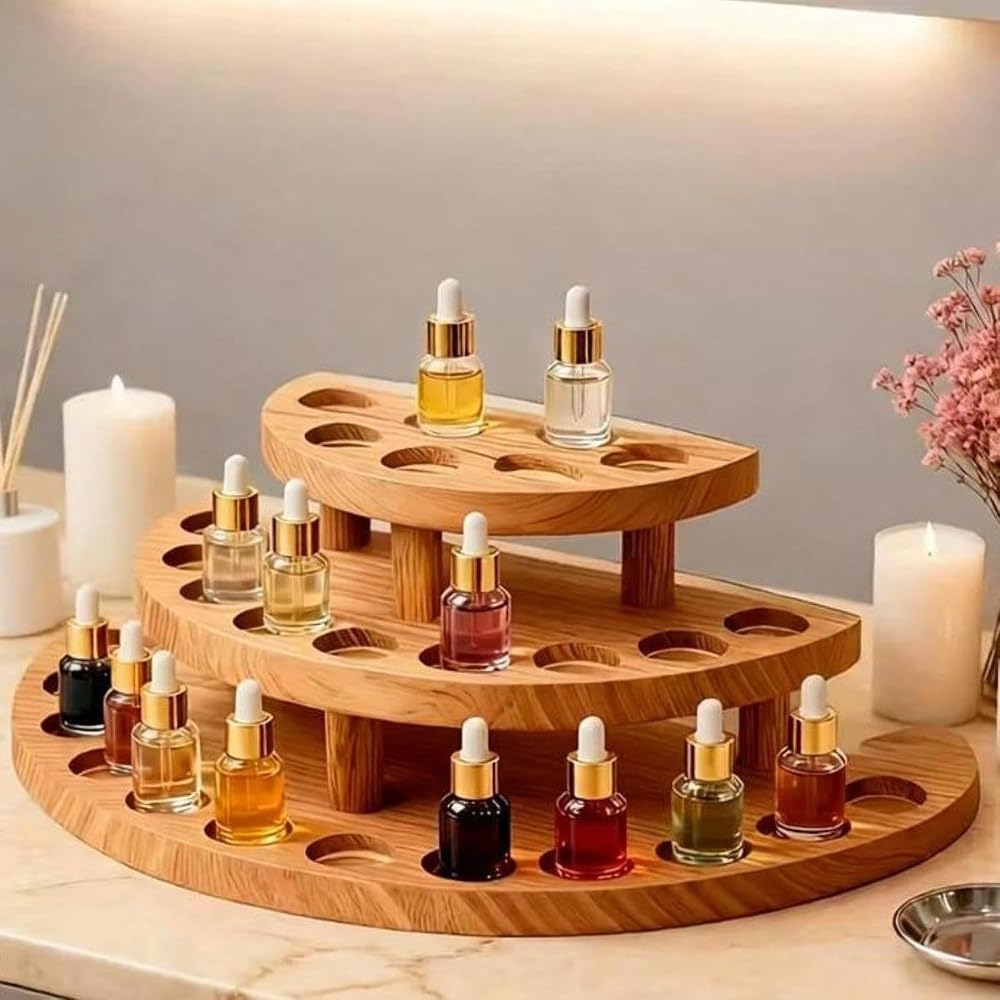 Multifunktionaler Organizer für ätherische Öle & Nagellack, Aufbewahrungsregal für Badezimmer