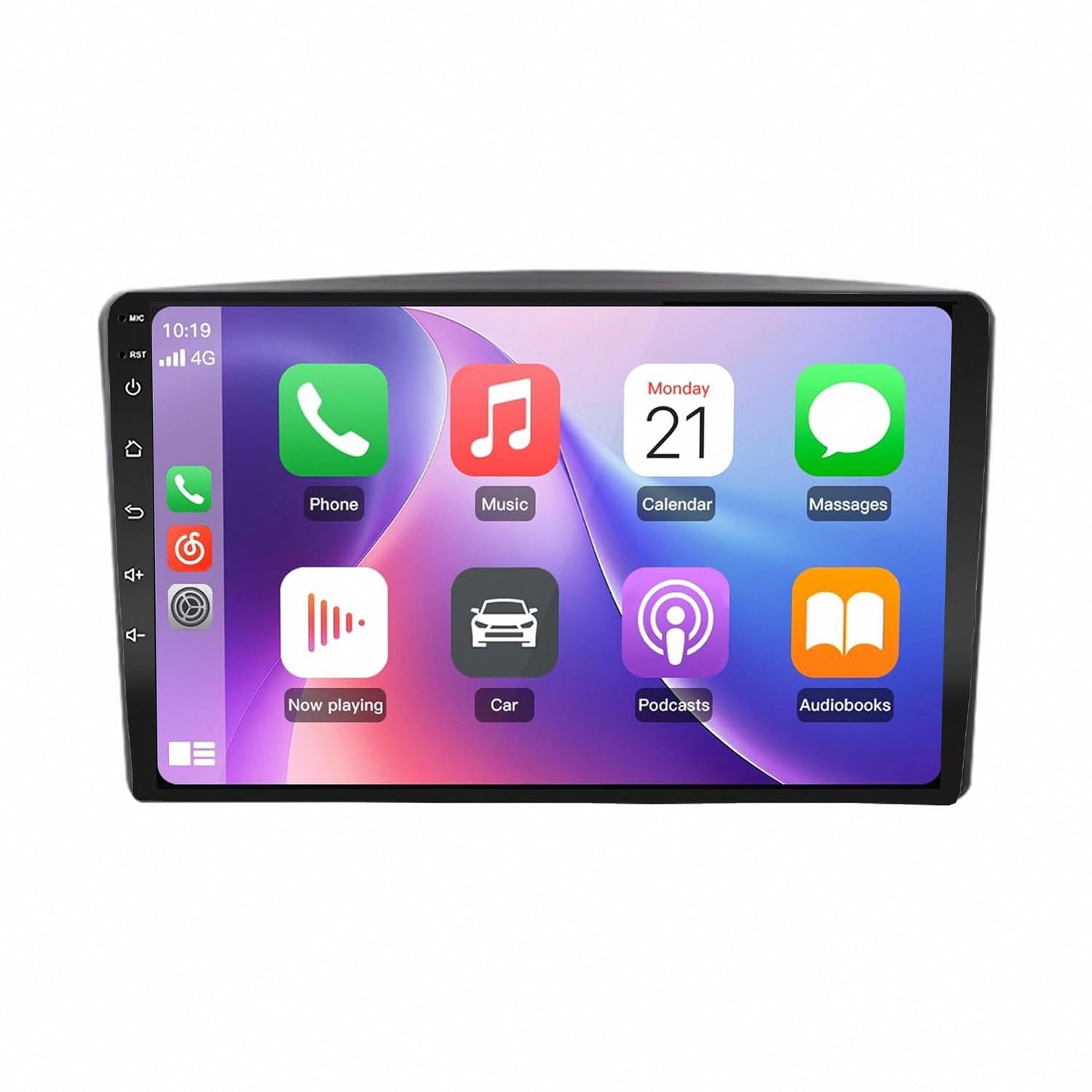 Car Stereo Carplay Radio de Coche para Toyota Land Cruiser 100 LC100 1997-2001 Soporta Bluetooth, Control Volante, USB, WiFi, 4G, Mirror-Link, GPS Navegador/Radio FM, 4 Nuclear 1G+32G