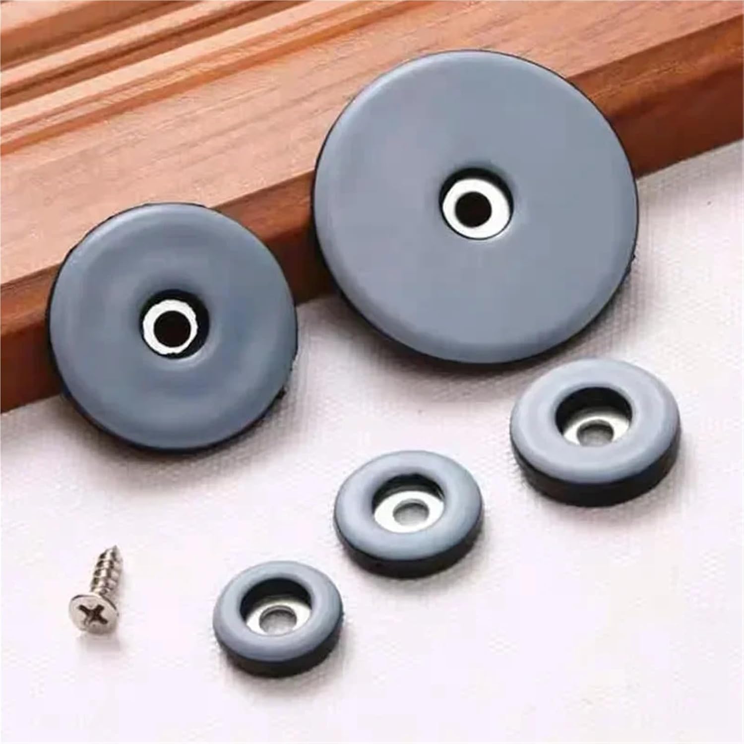 Furniture Sliders 40PCS Furniture Glides with Screws Furniture Sliders Pads Table Chair Leg Mat Floor Protector for Heavy Furniture(40pcs 30mm)