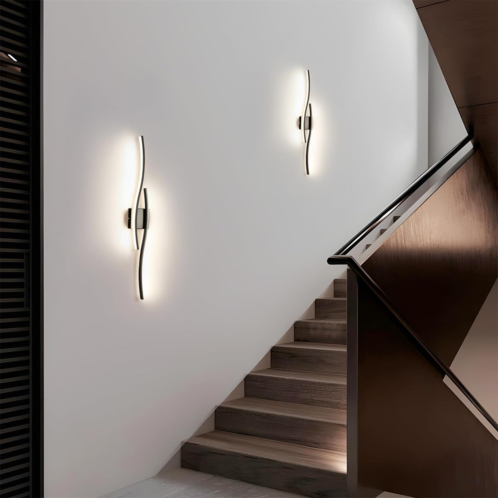 Lámpara de pared para salón y pasillo que elimina zonas oscuras con estilo 7