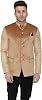 WINTAGE Men's Velvet Casual and Festive Indian Jodhpuri Grandad Bandhgala Blazer