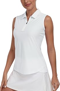 Mujer Sin Mangas Camiseta Verano Deportiva Tank Top Transpirable con Cremallera