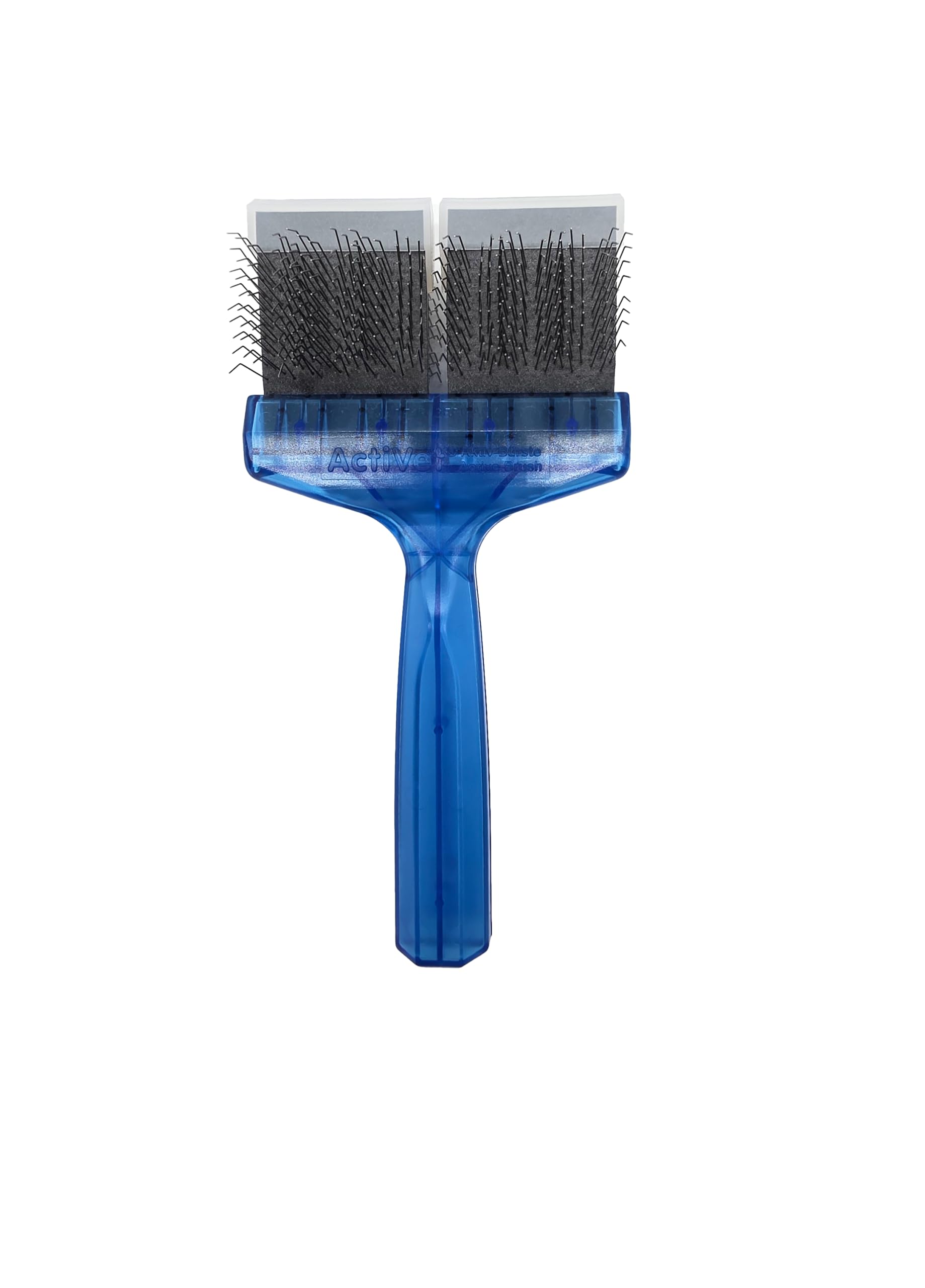 Pro Blue Zapper - Unterwollbürste & Entfilzungsbürste für Hunde und Katzen - Professionelle Fellbürste für dichtes Fell & Lockenfell (9cm)