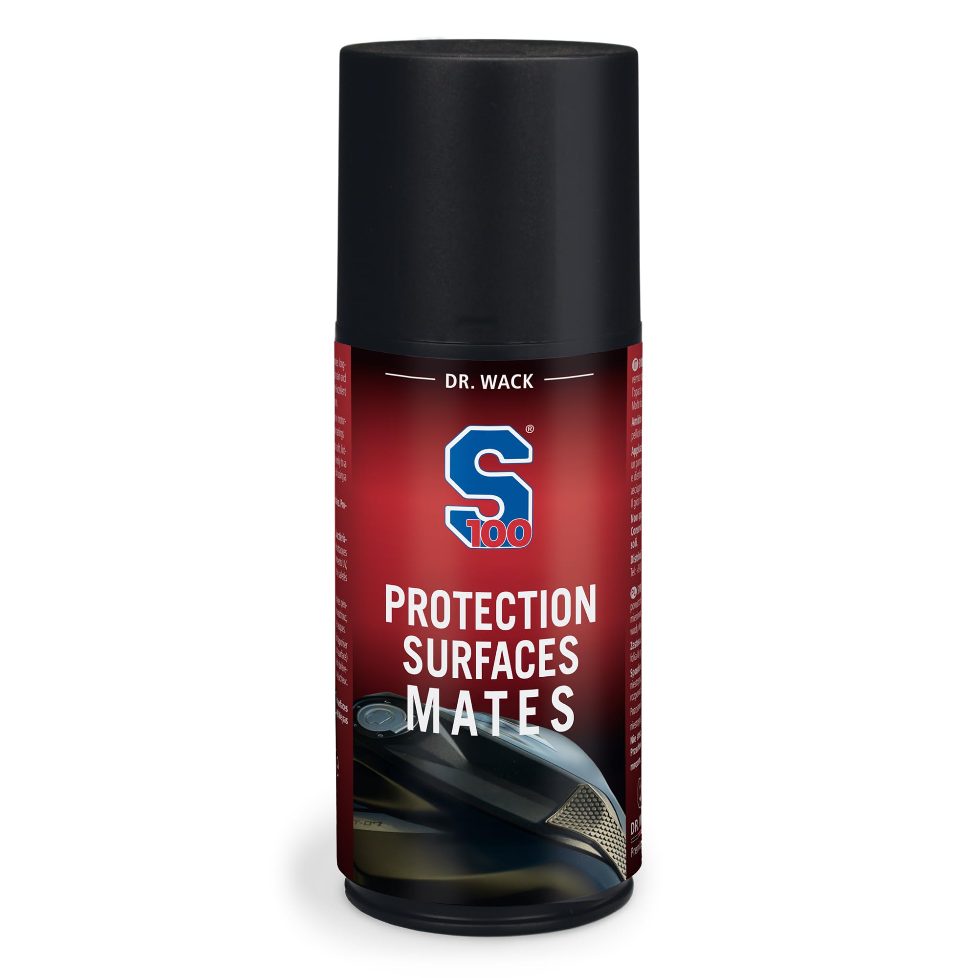 Cire mate moto S100 Dr. Wack - Spray de protection longue durée de 250 ml